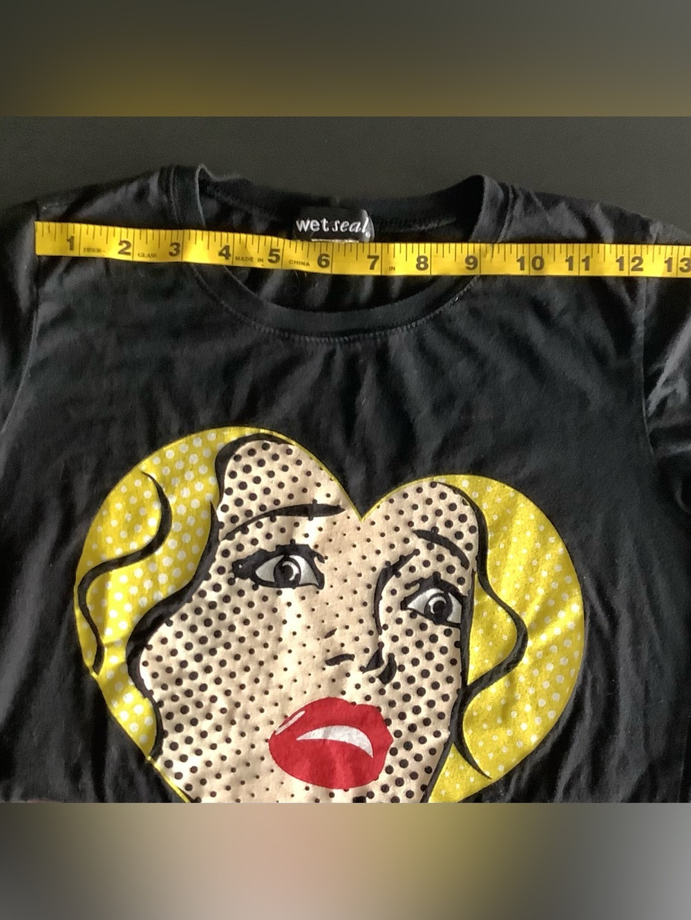 Vintage Y2K Wet Seal My Hero Pop Art Graphic Tee Small - Picture 8 of 8